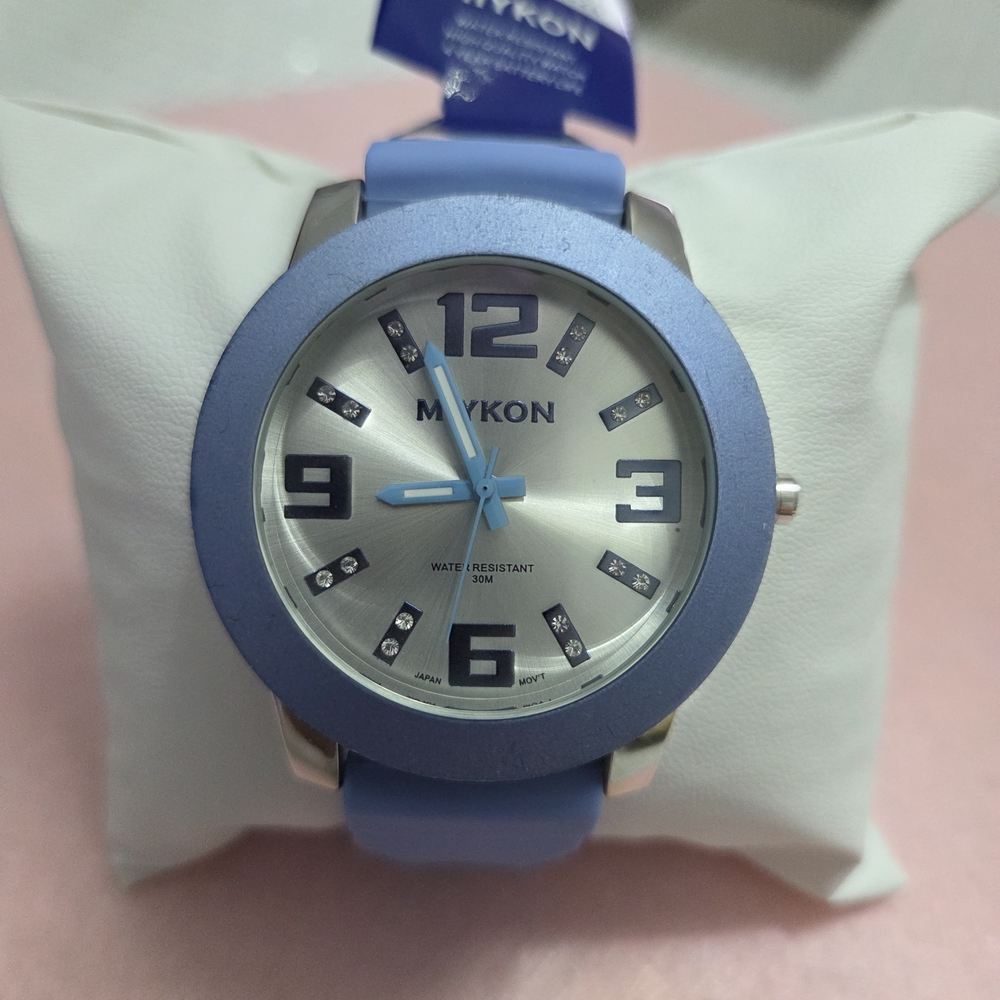 MAYKON Blue and Silver Watch